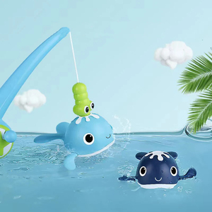 Jouets de <span class=keywords><strong>bain</strong></span> pour bébés, jouets magnétiques pour animaux, pêche, baleine, <span class=keywords><strong>jeu</strong></span> de baignoire, ensemble de jouets pour bambins - Product Image 2
