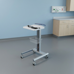 Chariot ECG de base CLEBER modèle ETA1050 pour usage hospitalier avec 1 an de garantie et assistance technique en ligne - Product Image 2