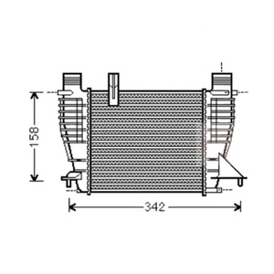 Pièces d'auto améliorées de voiture tout le refroidisseur intermédiaire en aluminium pour le Nissan <span class=keywords><strong>Juke</strong></span> 2010 2016 - Product Image 2