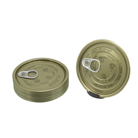 Couvercle en fer blanc OEM 307 83,3 mm à ouverture facile pour bocal alimentaire, fond en fer blanc à ouverture facile pour boîte de conserve alimentaire