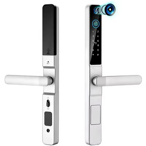 Keyless nhập thông minh khóa cửa điện tử vô hình cảm biến vân tay tuya khóa thông minh - Product Image 5