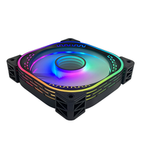 Ventilador AntarcChill PWM de 4 Pines y 5V, Ventilador ARGB de 3 Pines y 120mm para Caja de Ordenador, Ventilador RGB Direccionable por LED, Sincronización con la Placa Base, Disponible en Stock