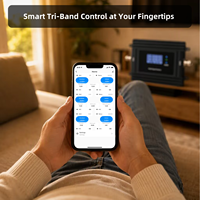 Amplificador de Señal EasyBoost 2G 3G 4G 5G B20 B3 B7 800 1800 2600 MHz 72dB Ganancia, Control por App Tuya Smart, Unidad Principal Repetidora