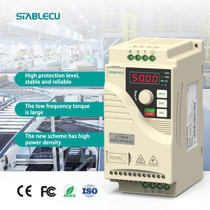 220V Single Phase Input VFD 0.75KW-5.5KW Variable Frequency Drive for <b>Motor</b> Pump Fan Speed <b>Control</b> CE IS - Product Image 2