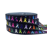 100 yards d'élastique pliable pour la sensibilisation au cancer du sein, ruban rose de 5/8 pouces, élastique FOE pour bandeaux, accessoires pour cheveux DIY