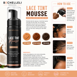 Kit d'entretien pour perruques bio OEM/ODM, flacon noir, anneaux de couleur personnalisés, marque privée, spray teintant waterproof et stylo teintant capillaire mousse, MOQ - Product Image 2