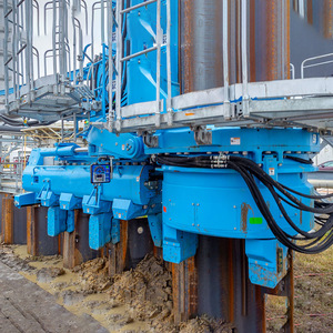 <b>Cement</b> Pile Steel Sheet Pile Driving Machine Remote Control Static Pressure Piling Equipment For Construction Site - Product Image 1