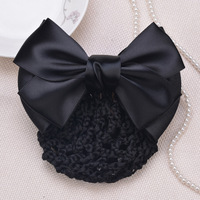 Pince à cheveux professionnelle pour femmes, nœud décoratif en dentelle, couvre-chignon, Barrettes, filet, filet