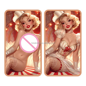 Double face Naughty Girl Bullion 1 AVDP Ounce 999 Fine Copper 1oz bar - Product Image 2