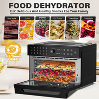 Four à friture saine à air chaud avec technologie de convection haute température, pour une cuisson sans huile, rôtissage et grille-pain, avec minuterie pour des repas rapides et délicieux