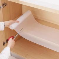 Tapis de réfrigérateur de haute qualité, classique, non toxique, antidérapant, imperméable, écologique, en EVA transparent, pour les étagères des armoires de cuisine