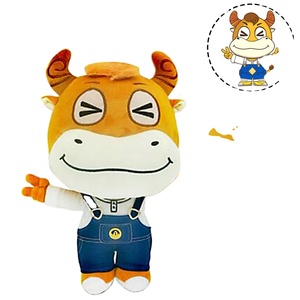 CustomPlushMaker พวงกุญแจตุ๊กตาแบบตั้งได้ ตุ๊กตา Kpop น่ารัก นุ่มนิ่ม ตุ๊กตาขนนุ่ม MOQ ต่ำ รับออกแบบตุ๊กตาของคุณเอง - Product Image 1