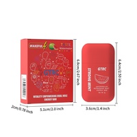 Inhalateur nasal double trou GTRC en anglais complet, transfrontalier, à l'huile essentielle de menthe fruitée, pour usage alimentaire, énergie rafraîchissante
