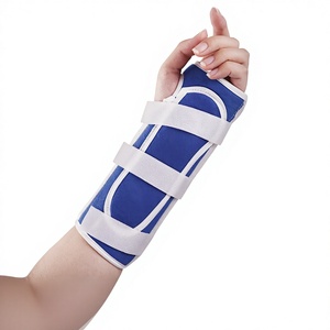 KS Adjustable Wrist Support Brace With Velcro <b>Wrap</b> Moldable Aluminum Plate For Hands Exercise Running Equipment - Product Image 2