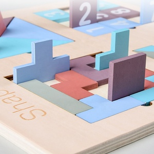 Jouet de puzzle quatre en un, blocs de construction Tetri, jouet éducatif pour le développement intellectuel des bébés - Product Image 4