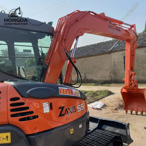 ฮิตาชิใช้แล้วรถขุดตีนตะขาบ ZX55USR 8ตันน้ำหนักปฏิบัติการ8ตันมือสองสภาพดีของญี่ปุ่น - Product Image 1