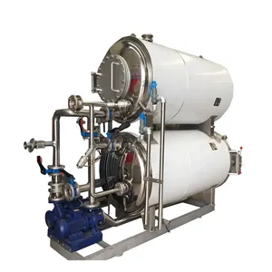High grade new design Vacuum sweet corn water immersion retort sterilization machine retort pouch autoclave machine