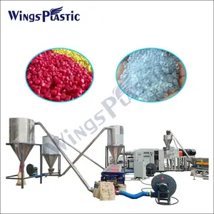 PVC UPVC CPVC twin screw extruder compound plastic granules pelletizing machine