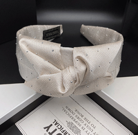 Neues Haarband für Damen: Schlichte, modische Haarspange mit breitem Rand, handgefertigt für Abschlussfeiern und Hochzeiten