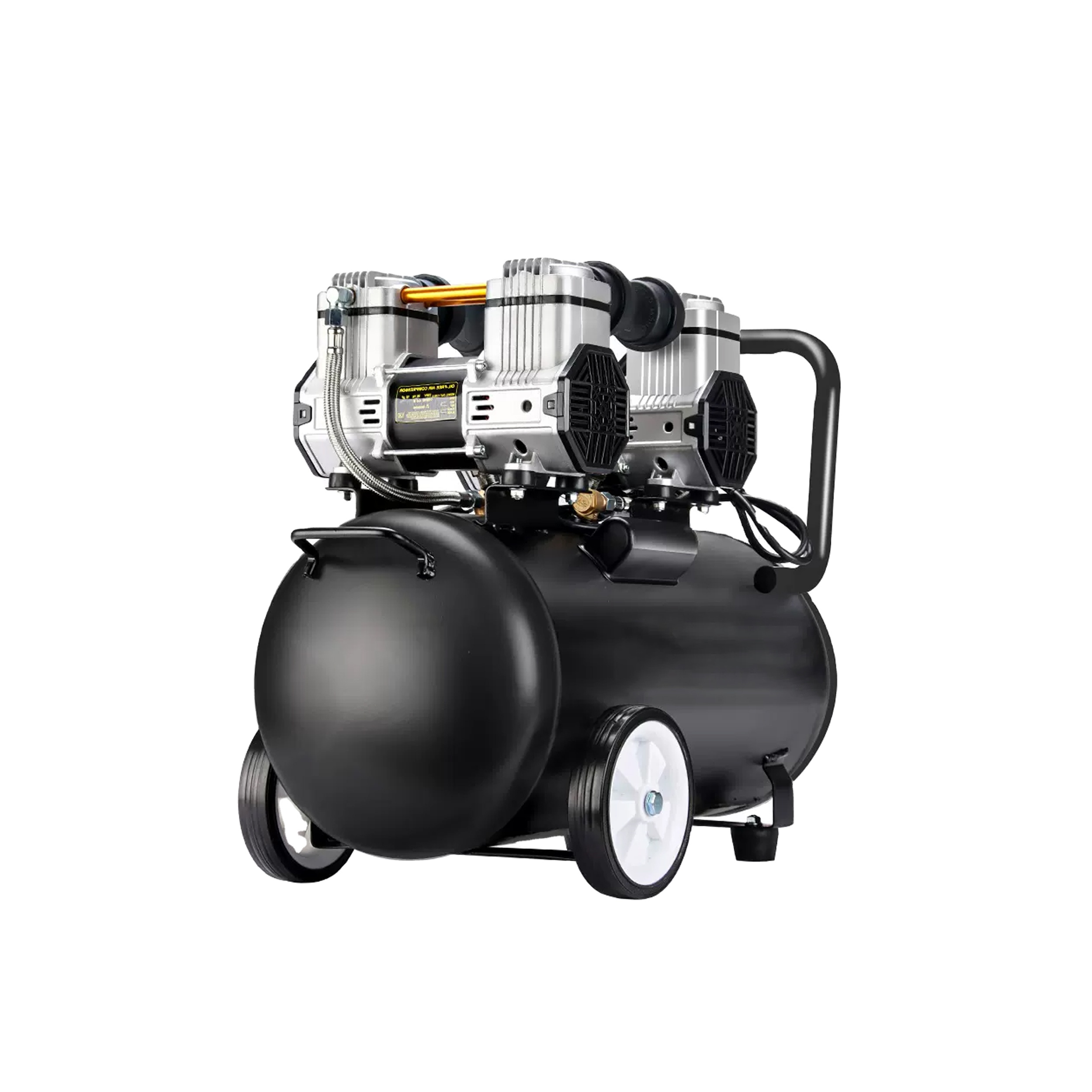 trend 2024 Oil free silent air compressor small high pressure air compressor woodworking painting auto repair flushing pump 220v