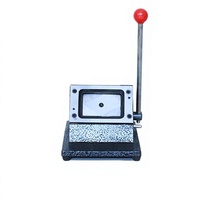 Coupe-papier rectangulaire de bureau MR.R 54*86mm, taille personnalisée, machine à découper manuelle pour badges et cartes métalliques DIY