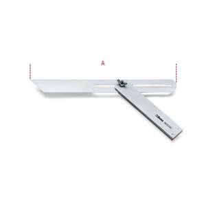 BETA - 016720030 Mitre carré, lame coulissante réglable, base et lame en acier (multi-pack) CARRÉS ET COMPAS - Product Image 1