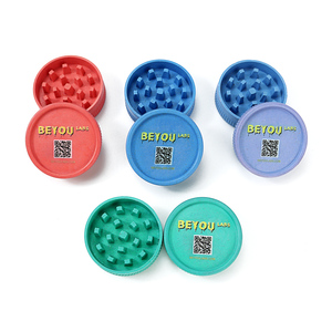 Wholesale Custom Logo Customized Factory Wholesale Biodegradable 55mm 2 <strong>Leyer</strong> Tobacco Grinder for Herb - Product Image 2