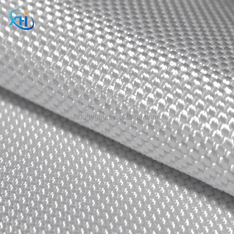 High strength High weight 300gsm 360gsm 400gsm High width 3.8m 5.85m pp Woven Geotextile Fabric For railway