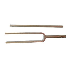 Ensemble de diapasons métalliques en gros avec marteau de percussion, outil de réglage d'instruments de musique, aide pédagogique pour la musique ou le laboratoire - Product Image 1
