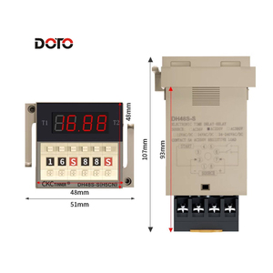 <span class=keywords><strong>Temporizador</strong></span> Digital DH48S-S, Relé de Tiempo 1Z/2Z, Controlador de <span class=keywords><strong>Temporizador</strong></span> Cíclico, Interruptor de Temporización <span class=keywords><strong>220V</strong></span> 5A, <span class=keywords><strong>Temporizador</strong></span> Electrónico - Product Image 2