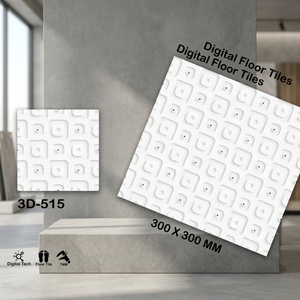 Azulejos de Cerámica Digitales Brillantes de 300x300 mm, Azulejos de Porcelana Esmaltada para Baño, Diseño Rectificado - Product Image 2