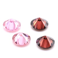 Offre Spéciale Fabricants : Zircons Cubiques Ronds de 0,9 mm à 3 mm, Couleur Rhodolite, Traités Thermiquement pour Bijoux Fins