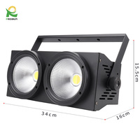 Projecteurs de scène LED Sharpy 2x100W DMX512 blanc et blanc chaud pour fêtes, KTV, DJ, éclairage de scène pour spectacles de parcs à thème