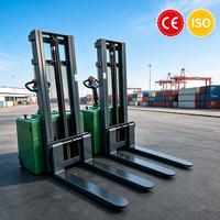 Gerbeur électrique à commande facile 1500kg 2000kg CE avec batterie au lithium pour entrepôt