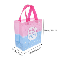 Sacs fourre-tout pour fête de révélation du sexe du bébé, sacs d'emballage pour bonbons et chocolats, vente en gros