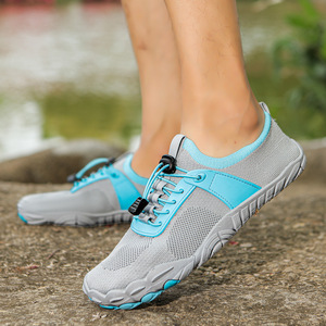 Chaussures aquatiques Fly Knit unisexes à bout rond, dessus en mesh respirant, semelle extérieure en EVA, yoga, randonnée en plein air, trekking - Product Image 3