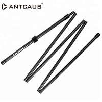 Mât télescopique réglable Portable en Fiber de carbone, adapté aux besoins du client, pour tente de Camping, Tube de bâche de Camping en plein air