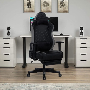 Chaise de jeu de haute qualité, en cuir PU, avec massage, multifonction, plateau multi-inclinaison, chaise de course pour jeux sur ordinateur - Product Image 3