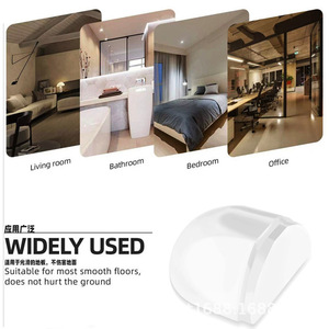 Tope de Puerta Autoadhesivo para Protección de Paredes, Tope de Silicona Transparente para Pisos, Paredes y Muebles - Product Image 5