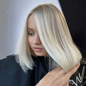 100% brésilien vierge Remy cheveux 13X6 main attaché frêne <span class=keywords><strong>blond</strong></span> court Bob perruque Transparent Frontal 10-16 pouces pour les femmes - Product Image 2
