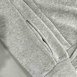 Hoodie and <b>Jogger</b> Sweat Comfortable Breathable Fleece Pullover Jogging Suit <b>Sets</b> Sublimation Blank Outdoor Sweatshirt <b>Set</b> - Product Image 3