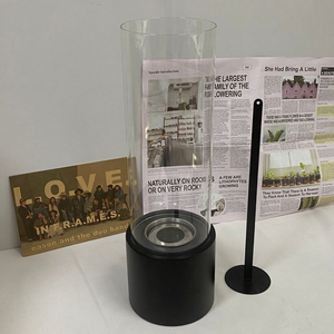 Cheminée <span class=keywords><strong>De</strong></span> Table En Métal Noir Portable Vrai <span class=keywords><strong>Feu</strong></span> Intérieur Lumières Décoratives En Acier Inoxydable Chimène <span class=keywords><strong>De</strong></span> Table pour L'ameublement - Product Image 1