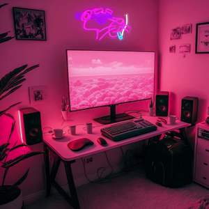 Panther Pink Neon Sign LED Gaming Wall Decor USB Powered Man Cave Dormitorio Gamer Room Cumpleaños Fiesta de Navidad Regalo Adolescentes Anime - Product Image 5