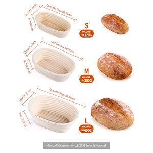 Cesto di <span class=keywords><strong>pane</strong></span> a prova di Banneton da 8 pollici a prova di pasta madre cesto di fermentazione per panetteria - Product Image 4