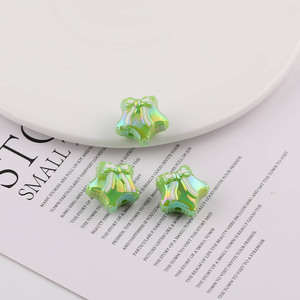 Acrylic Star <b>Beads</b> UV Plated For Jewelry Making DIY Accessories 35404 - Product Image 4