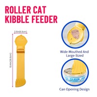Petit distributeur d'eau portable 420ml pour animaux de compagnie, écologique, avec mousqueton en plastique.