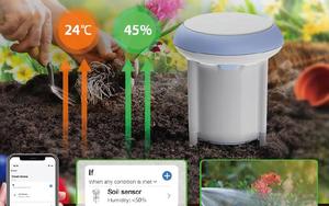 Factory Direct Supply Smart <b>Wireless</b> Soil Moisture <b>Temperature</b> Humidity <b>Sensor</b> IP66 Waterproof for Garden Irrigation - Product Image 2
