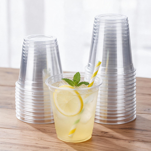 Wholesale 16oz Clear Single Wall Takeaway Distributor Disposable PET Plastic <b>Cup</b> for Restaurant Food Takeout Service Catering - Product Image 2