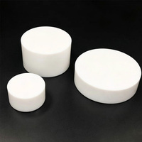 Barre ronde en PTFE moulé vierge blanc, résistante aux produits chimiques, usinée CNC, en polytétrafluoroéthylène, pour usine