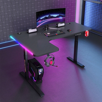Bureau debout ergonomique prix usine 140cm 160cm Table de jeu d'ordinateur pour bureau à domicile